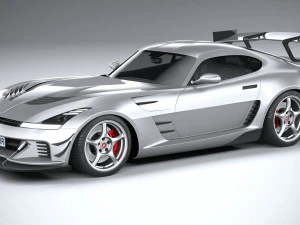 Generisches Rennauto 2022 3D Modell