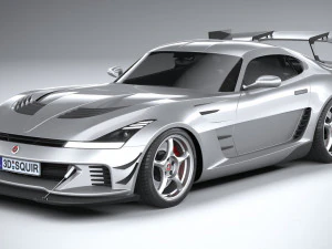 Generic Racecar 2022 3D Model