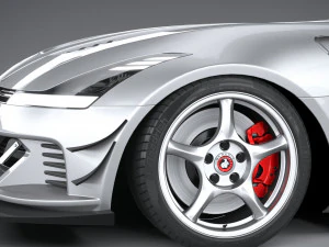Generic Racecar 2022 3D Model