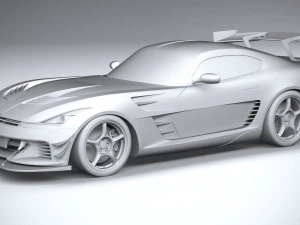 Generic Racecar 2022 3D Model