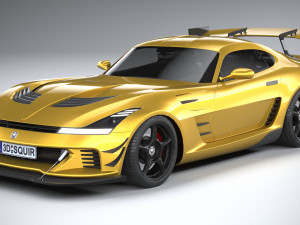 Generic Racecar 2022 lowpoly Modèle 3D
