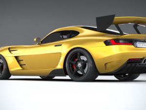 Generic Racecar 2022 lowpoly Modèle 3D
