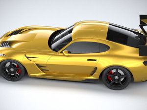 Generic Racecar 2022 lowpoly Modèle 3D
