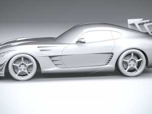 Generic Racecar 2022 lowpoly Modèle 3D