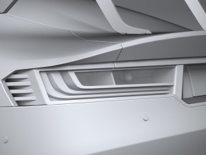 Generic Racecar 2022 lowpoly Modèle 3D
