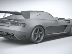 Generic Racecar 2022 lowpoly Modèle 3D