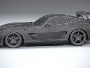 Generic Racecar 2022 lowpoly Modèle 3D