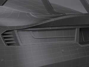 Generic Racecar 2022 lowpoly Modèle 3D