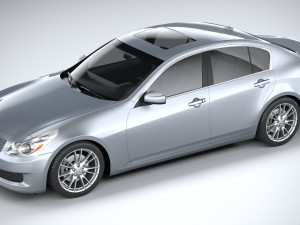 Infiniti G35 Sedan 2007 3D Модель