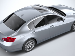 Infiniti G35 Sedan 2007 3D Модель