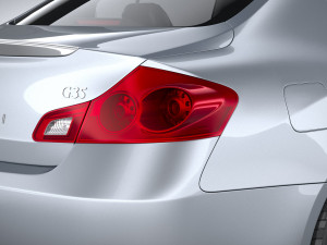 Infiniti G35 Sedan 2007 3D Модель