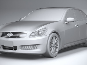 Infiniti G35 Sedan 2007 3D Модель