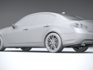Infiniti G35 Sedan 2007 3D Модель