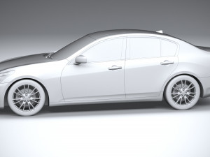 Infiniti G35 Sedan 2007 3D Модель