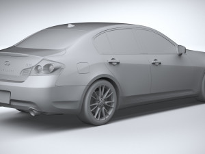 Infiniti G35 Sedan 2007 3D Модель