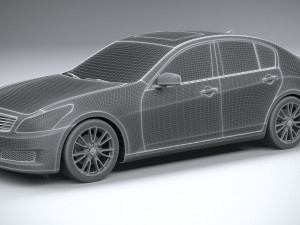 Infiniti G35 Sedan 2007 3D Модель