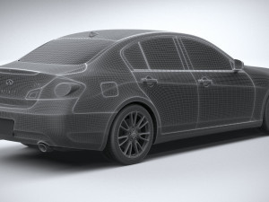 Infiniti G35 Sedan 2007 3D Модель