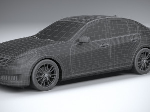 Infiniti G35 Sedan 2007 3D Модель