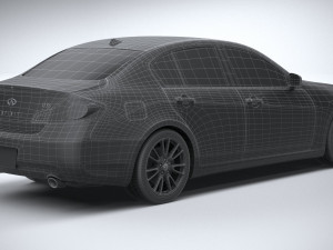 Infiniti G35 Sedan 2007 3D Модель