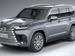 Lexus LX 600 2022 3D Model
