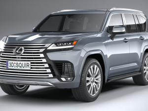 Lexus LX 600 2022 3D Model