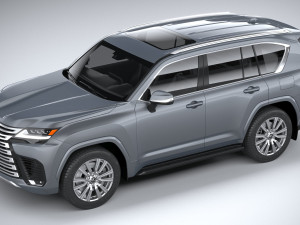Lexus LX 600 2022 3D Model