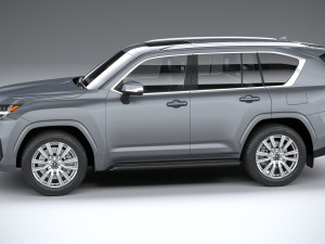 Lexus LX 600 2022 3D Model