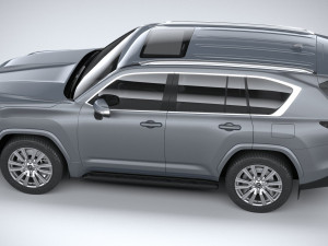 Lexus LX 600 2022 3D Model