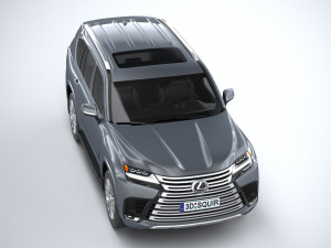 Lexus LX 600 2022 3D Model