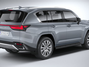Lexus LX 600 2022 3D Model