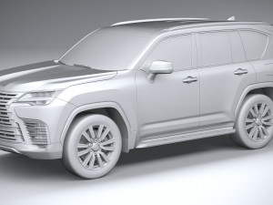 Lexus LX 600 2022 3D Model
