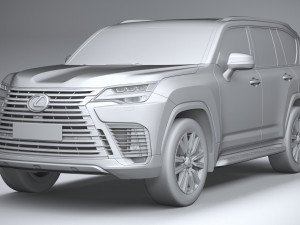 Lexus LX 600 2022 3D Model