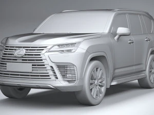 Lexus LX 600 2022 3D Model