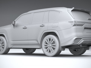 Lexus LX 600 2022 3D Model