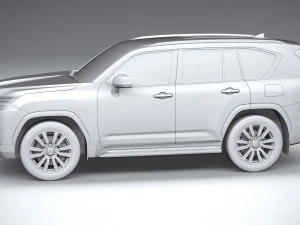 Lexus LX 600 2022 3D Model