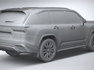 Lexus LX 600 2022 3D Model