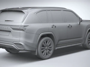 Lexus LX 600 2022 3D Model