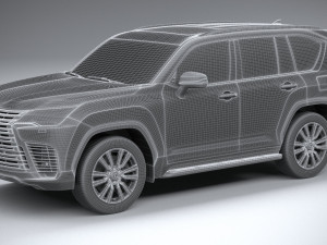 Lexus LX 600 2022 3D Model