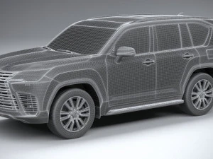 Lexus LX 600 2022 3D Model