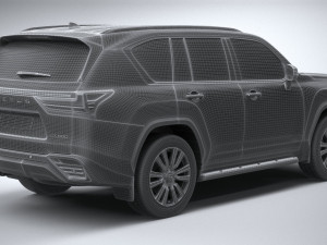 Lexus LX 600 2022 3D Model