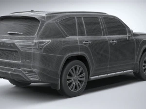 Lexus LX 600 2022 3D Model