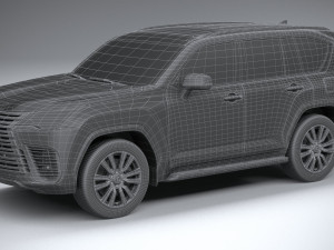 Lexus LX 600 2022 3D Model
