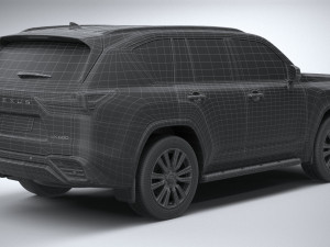 Lexus LX 600 2022 3D Model