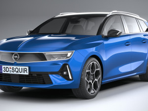 Opel Astra Sports Tourer 2022 3D Модель