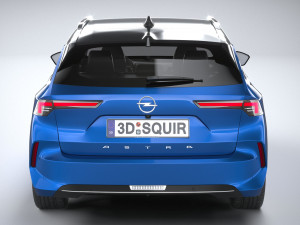 Opel Astra Sports Tourer 2022 3D Модель