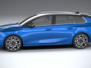 Opel Astra Sports Tourer 2022 3D Модель