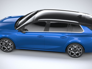 Opel Astra Sports Tourer 2022 3D Модель