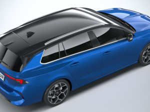 Opel Astra Sports Tourer 2022 3D Модель
