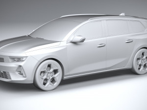 Opel Astra Sports Tourer 2022 3D Модель