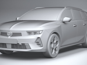 Opel Astra Sports Tourer 2022 3D Модель